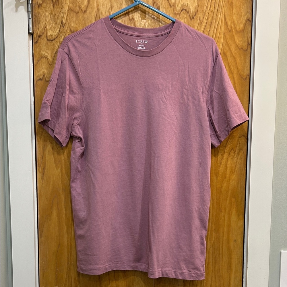 J.Crew Washed T-Shirt Men’s Small Mauve Purple Crewneck Soft Casual Tee